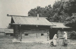 Hut in the village of Serinki Rivne region. 19th century.