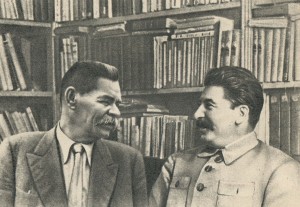 I.V. Stalin and A.M. Gorky