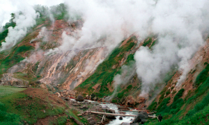 Valley of Geysers, a geyser field on Kamchatka Peninsula