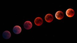 Russia’s Super Blood Wolf Moon, in Photos