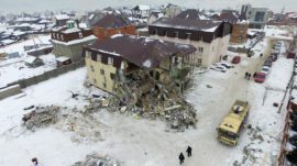 Gas Blast Rips Through Russian Apartment Building, Killing 2 Residents