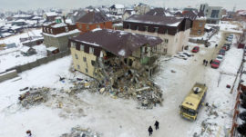 Gas Blast Rips Through Russian Apartment Building, Killing Two