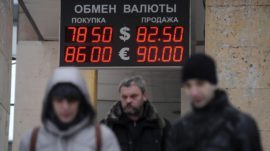 Russian Markets Waver at Prospect of Tough New U.S
