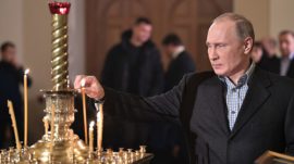 Russia’s Putin Accuses Ukraine of Meddling in Orthodox Faith