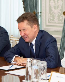 Alexey Miller and Francois Fillon discuss current trends in European gas market