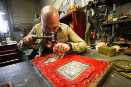 Artisans Craft New Icon for Russian Military Cathedral