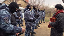 Dozens of Crimean Tatars Arrested on Terrorism Charges