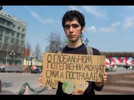 Meet Moscow’s Lone #ClimateStrike Protester