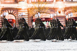 Moscow Marches Toward Victory Day Parade