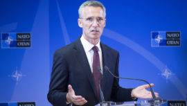 NATO Chief Warns Of Russia Threat, Urges Unity in U.S