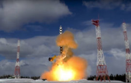 Russia’s Hypersonic Ballistic Missile and Laser System in Final Tests, Putin Says