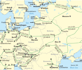 Russia’s Oil Flows to Europe Drop Amid Contamination