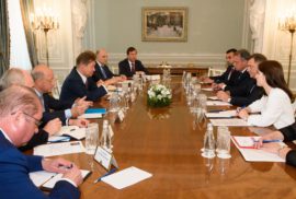 Alexey Miller and Bosnia and Herzegovina’s Presidency Chairman Milorad Dodik review prospects for expanding cooperation