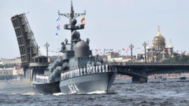 Russia’s Navy Day Sets Sail in St