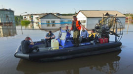 Sprawling Siberia Floods Wreck Young Family’s Home