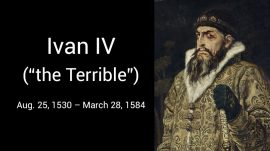 On This Day Ivan the Terrible Was Born