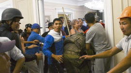 Russian Ally Kyrgyzstan’s Wanted Ex-Leader Evades Arrest After Dramatic Raid