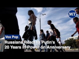 Russians React to Putin’s 20 Years in Power on Anniversary