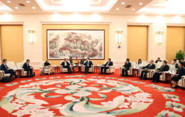 Gazprom delegation visits China