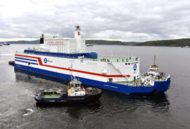 Russia’s First Sea-Borne Nuclear Power Plant Arrives to Its Base