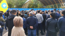 Russian Town Rallies Against New Mayor From Rebel-Held Eastern Ukraine
