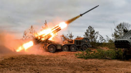 Russia Fires Heavy Artillery Before Missile Forces Holiday