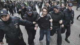 Protesters Twice as Likely to Be Jailed for Assaulting Police in Russia, Study Says