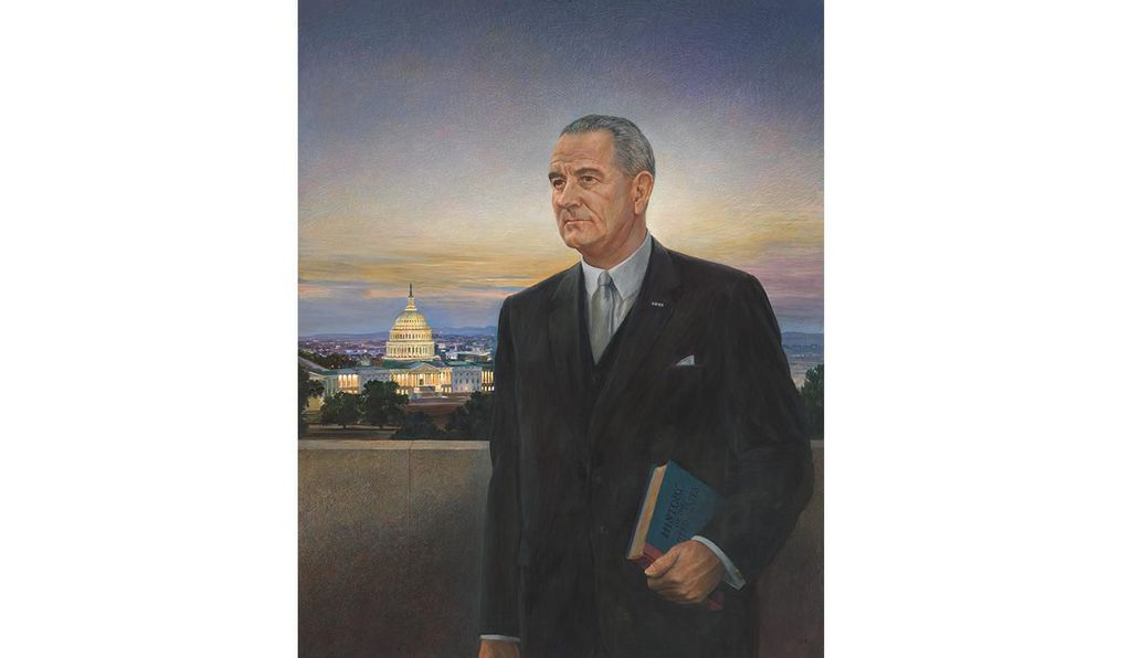 <em>Lyndon B. Johnson</em> by Peter Hurd, 1967