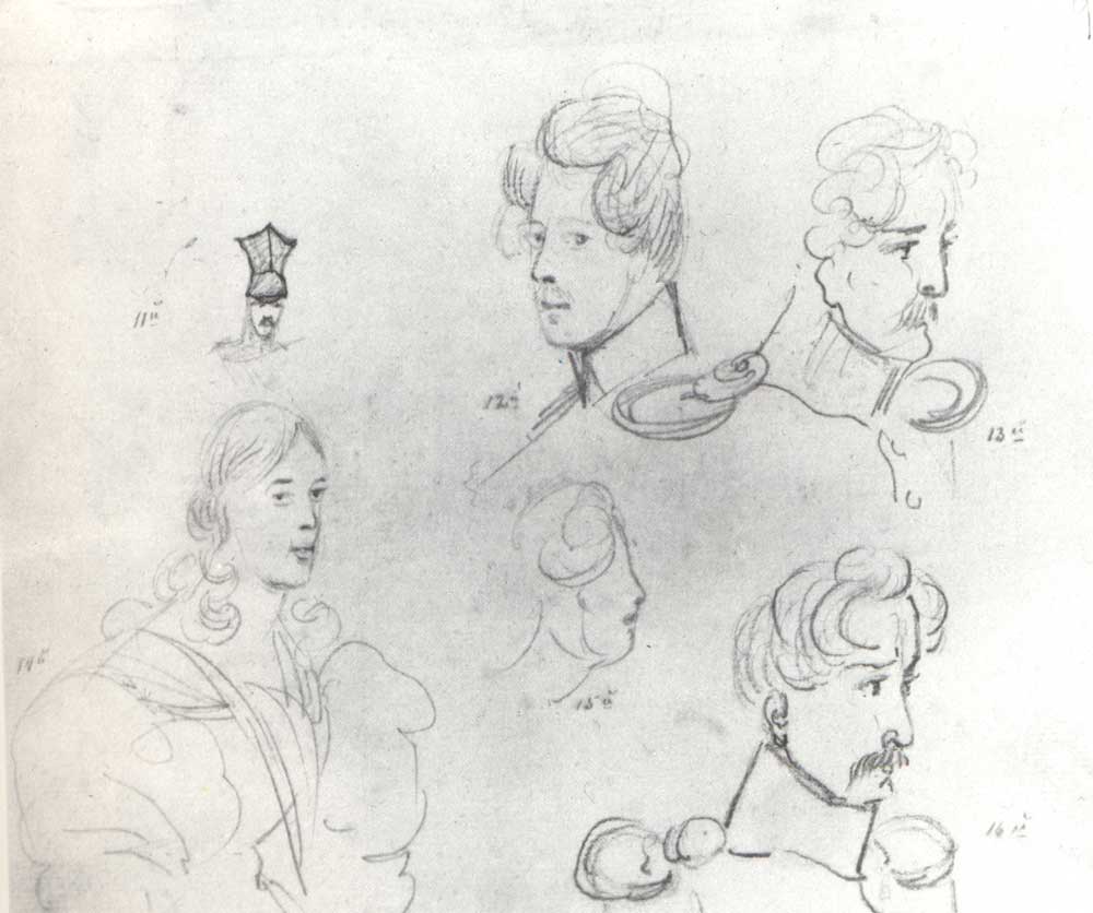  In the "Cadets' drawing book".