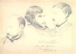 V. Botkin. I. Turgenev and A. Druzhinin