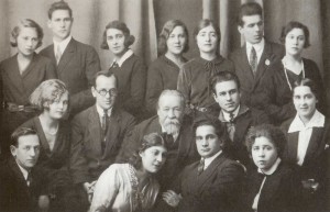 M.M. Ippolitov- Ivanov among the participants of the P.I. Tchaikovsky Opera Studio