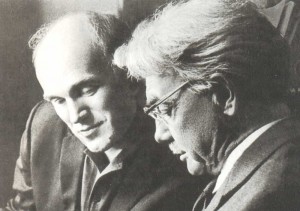 H.G. Neuhaus with his pupil Emil Grigoryevich Gilels (1916-1985), pianist, pedagogue, People`s Artist of the USSR, 