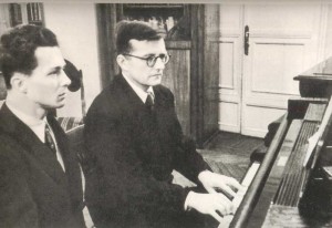 Dmitrry Dmitriyevich Shostakovich (1906-1975), composer, pianist.