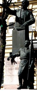 Monument to G. V. Plekhanov in Front of the Technological Institute.