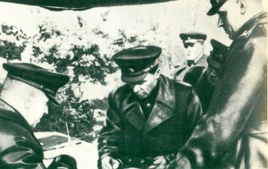 G. K. Zhukov P. I. Batov  К. К. Rokossovsky