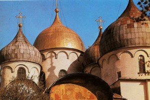 Head of St. Sophia Cathedral in Novgorod. 1045-1050 years.