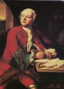 Mikhail Lomonosov. Unknown Artist. XVIII century.