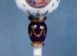Late 1700s or early 1800s Milk and violet glass with gildinj, silver and enamel decoration Bakhmetyev Glasshouse History Museum, Moscow