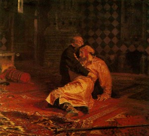  The artist Ilya Repin. 1885