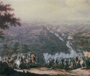 Battle of Poltava on 27 June 1709.