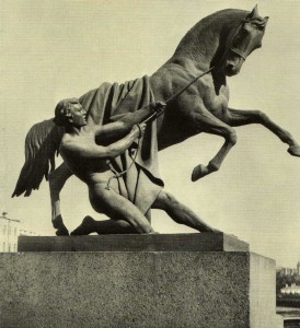 Sculptor P. Klodt. 1830th years