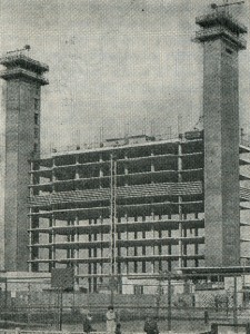 Construction 14-etazhnoge buildings with bearing trunks a method of lifting of overlappings. Leningrad, 1977.