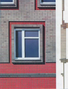 Brick frame window