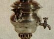 SAMOVAR. Early 20th cent. M. A. Gretsov's factory. Tula Nickel-plated. Ht. 26 cm. State Russian Museum
