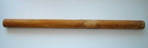 Rolling pin for rolling dough from a peasant's hut. 19th century.