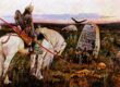 Vasnetsov (1848-1926). Knight at the Crossroads. 1882