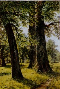 Ivan Shishkin (1832 - 1898) Oaks. 1887