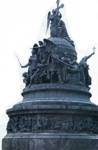 The monument "Millennium of Russia" Architects and artists Mikhail Mikeshin, Viktor Hartmann, John Schroeder.