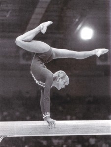 Korbut bei der Welt-Universiade - 1973