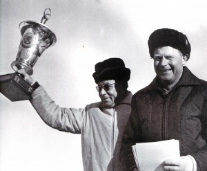 Bakuriani - 1974. Verdiente Trainer Konstantin Golubew und Sergej Sacharnov
